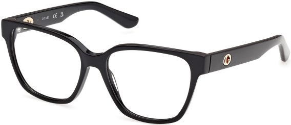 Guess GU50381 glasses in Shiny Black