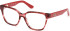 Guess GU50381 glasses in Red/Horn