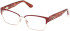 Guess GU50383 glasses in Matte Dark Red