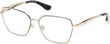 Guess GU50384 glasses in Shiny Gold/Black
