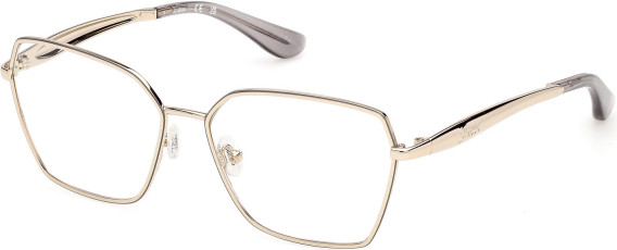 Guess GU50384 glasses in Shiny Gold/Grey