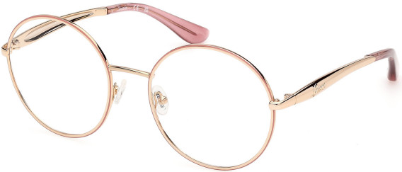 Guess GU50385 glasses in Shiny Deep Gold
