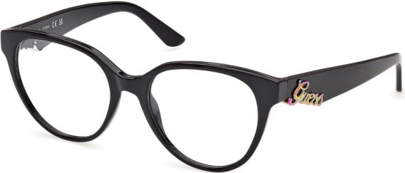 Guess GU50388 glasses in Shiny Black