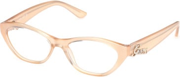 Guess GU50389 glasses in Shiny Light Orange