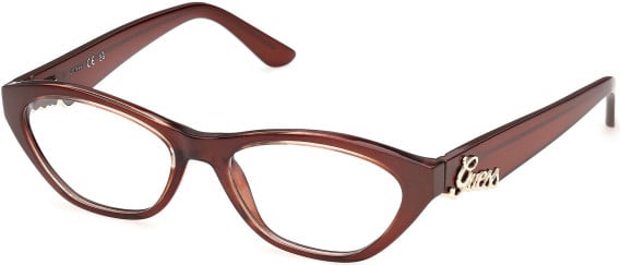 Guess GU50389 glasses in Shiny Dark Brown