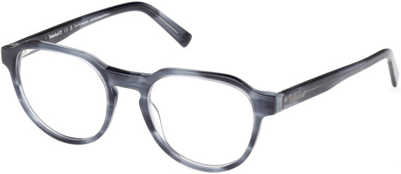 Timberland TB50032 glasses in Blue/Horn