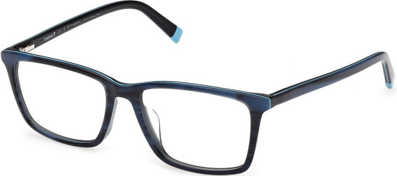 Timberland TB50095-H-53 glasses in Blue/Horn