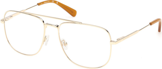 Gant GA50113 glasses in Shiny Pale Gold