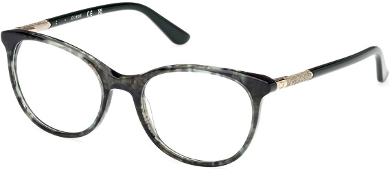 Guess GU2657-N glasses in Dark Green/Havana