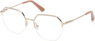 Guess GU2935-54 glasses in Gold/Beige