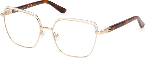 Guess GU2983 glasses in Shiny White
