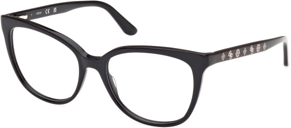 Guess GU50114 glasses in Shiny Black