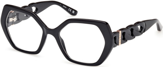 Guess GU50116 glasses in Shiny Black