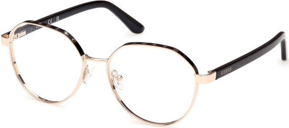 Guess GU50124 glasses in Shiny Deep Gold