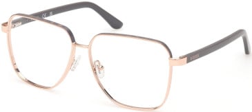 Guess GU50125 glasses in Shiny Rose Gold