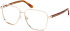 Guess GU50125 glasses in Shiny Pale Gold