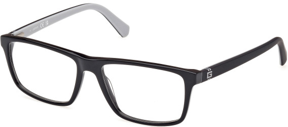Guess GU50130-55 glasses in Shiny Black