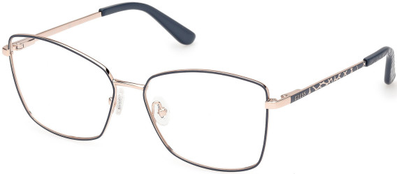Guess GU50170-52 glasses in Matte Blue