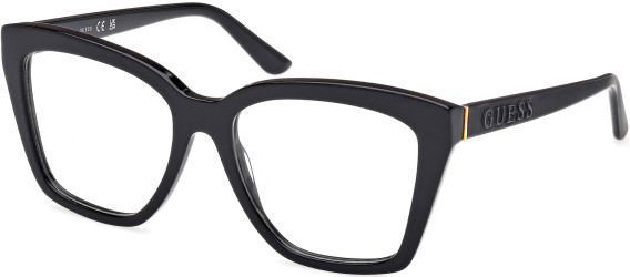 Guess GU50173 glasses in Shiny Black