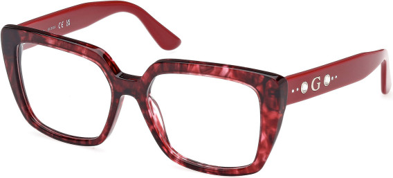 Guess GU50174 glasses in Red/Havana