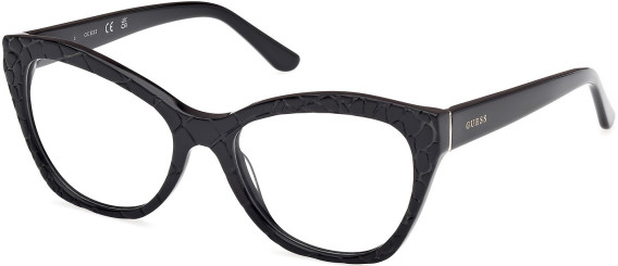 Guess GU50177-54 glasses in Black Pattern