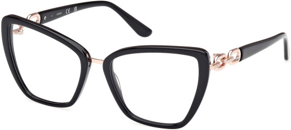 Guess GU50180 glasses in Shiny Black