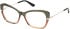 Guess GU50183 glasses in Light Green/Gradient