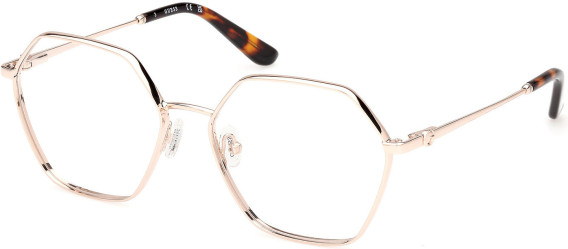 Guess GU50184 glasses in Shiny Pale Gold