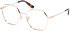 Guess GU50184 glasses in Shiny Pale Gold