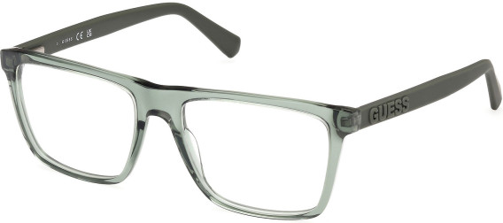 Guess GU50186 glasses in Shiny Light Green