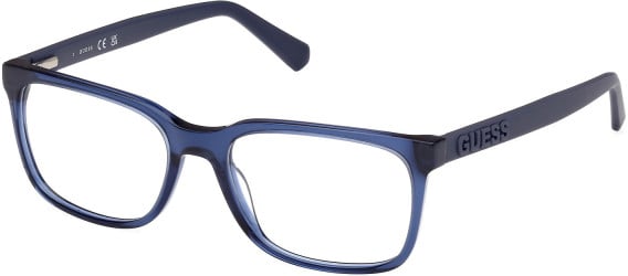 Guess GU50187-54 glasses in Shiny Blue