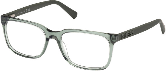 Guess GU50187-56 glasses in Shiny Light Green