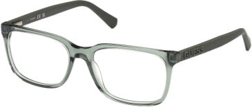 Guess GU50187-56 glasses in Shiny Light Green