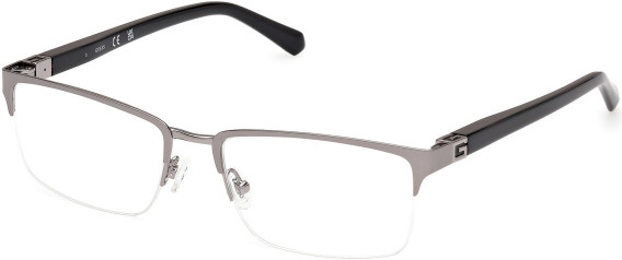 Guess GU50191 glasses in Matte Gunmetal