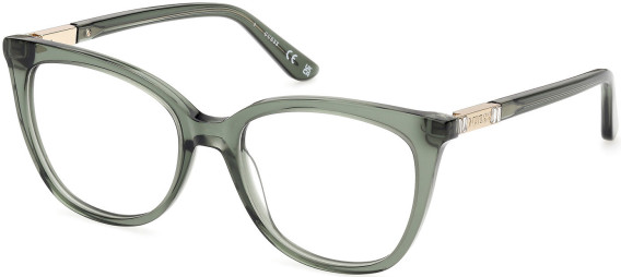 Guess GU50197 glasses in Shiny Light Green
