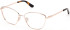 Guess GU50224 glasses in Shiny Rose Gold/Tortoise