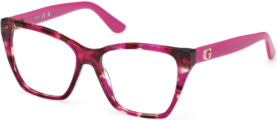 Guess GU50235 glasses in Liliac/Havana