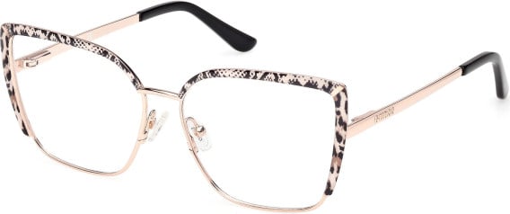 Guess GU50249 glasses in Shiny Rose Gold