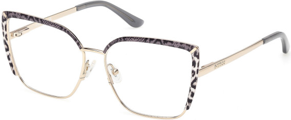 Guess GU50249 glasses in Shiny Pale Gold