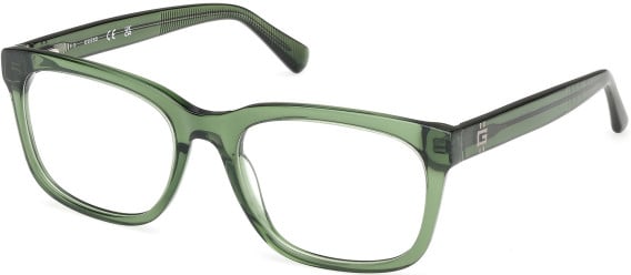 Guess GU50251 glasses in Shiny Dark Green