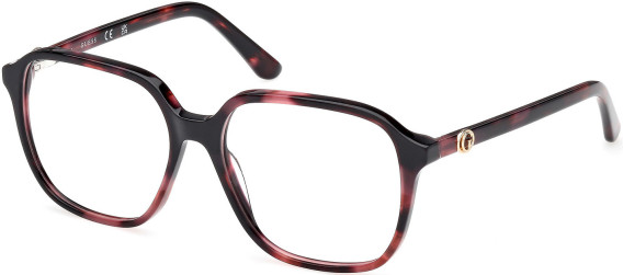 Guess GU50309 glasses in Bordeaux/Havana