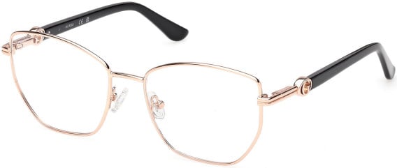 Guess GU50312-54 glasses in Shiny Rose Gold
