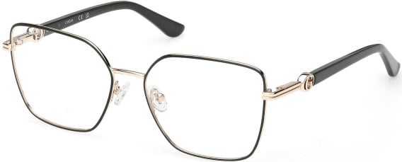 Guess GU50313-53 glasses in Shiny Dark Green