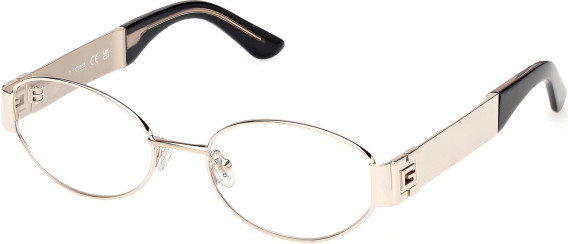 Guess GU50314 glasses in Shiny Pale Gold