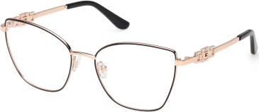 Guess GU50316 glasses in Shiny Black