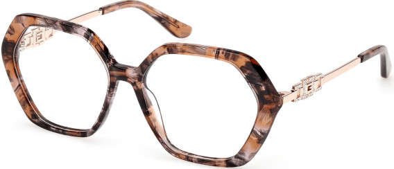 Guess GU50317 glasses in Pink/Havana