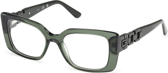 Guess GU50322 glasses in Shiny Dark Green