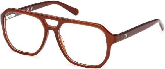 Guess GU50327 glasses in Shiny Light Brown