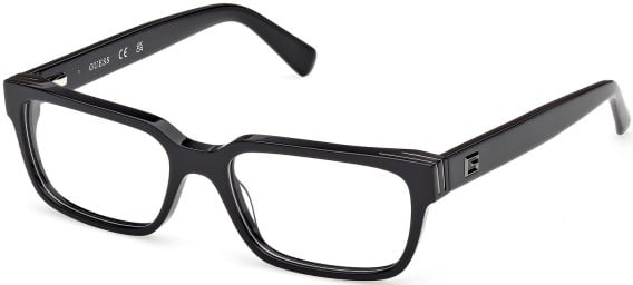 Guess GU50329-54 glasses in Shiny Black