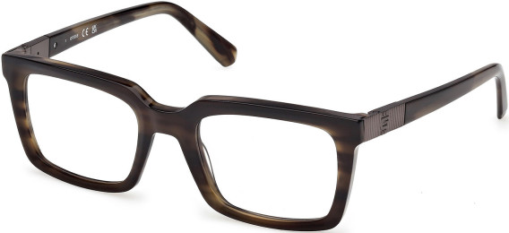 Guess GU50331 glasses in Dark Green/Horn